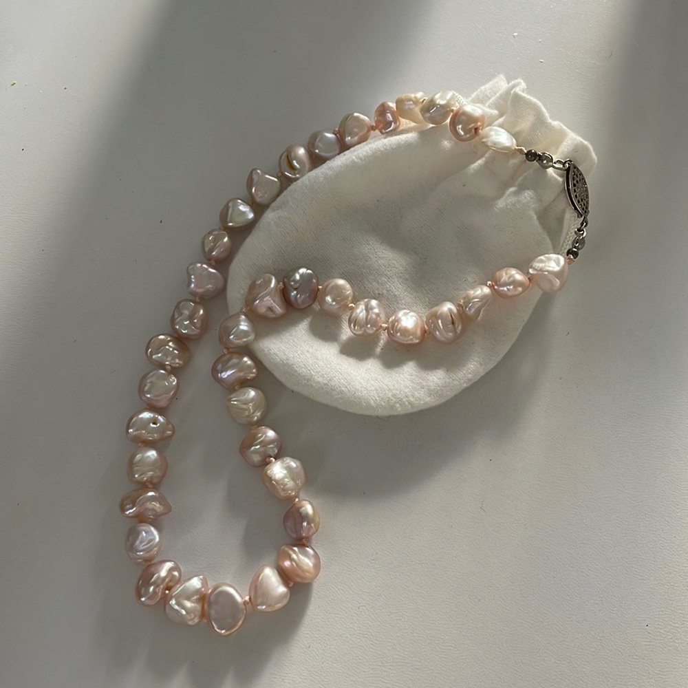 Pink Pearl Necklace